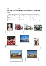 English Worksheet: UK monuments