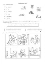 English Worksheet: Present simple