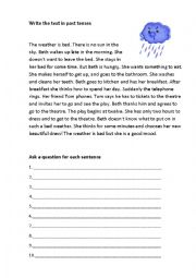 English Worksheet: Past Simple