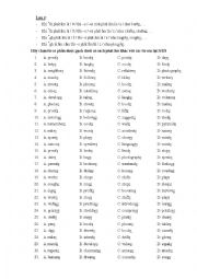 English Worksheet: grammar exercise