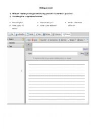 Writing an email