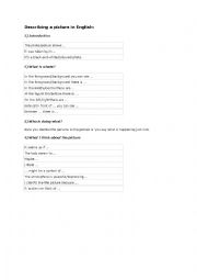 English Worksheet: picture