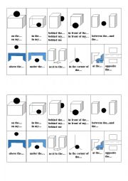 English Worksheet: Prepositions of place