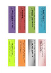 English Worksheet: Icebreakers / Conversation cards.