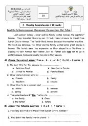 a grade 5 exam