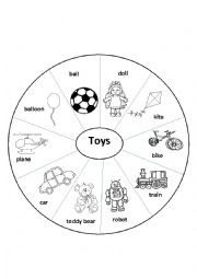 English Worksheet: toys- body