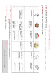 English Worksheet: what was lastlesson about