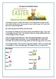 English Worksheet: Easter Story