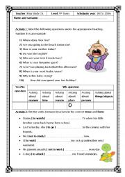 Diagnostic Test for 9th formers