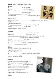 Locked away - Second conditional - Song worksheet