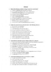 English Worksheet: English Syntax