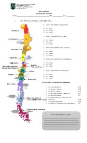 English Worksheet: The weather reading