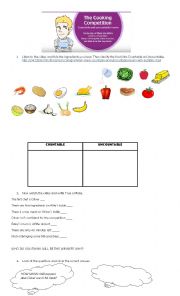 English Worksheet: COUNTABLE AND UNCOUNTABLE NOUNS