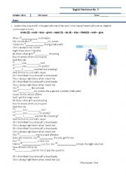 English Worksheet: Song Present Simple