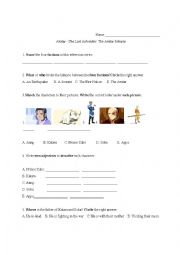 English Worksheet: Avatar Season 1 Episode 1