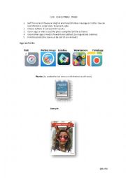English Worksheet: Our Christmas tree