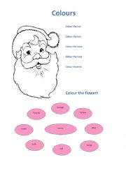 English Worksheet: Colours
