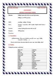 English Worksheet: LESSON PLAN