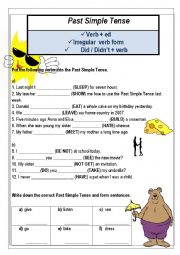 Past Simple Tense worksheet