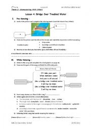 English Worksheet: bridge over troubled water