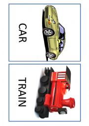 English Worksheet: Toys Flashcards