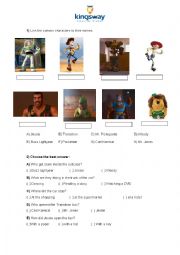 English Worksheet: Toy Story of terror