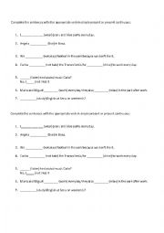 English Worksheet: Simple present quiz