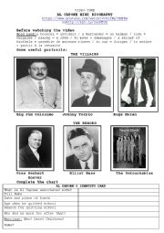 English Worksheet: Al Capone mini biography