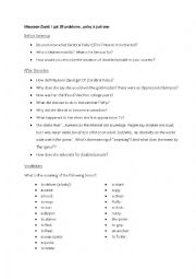 English Worksheet: Maysoon Zayid TED Talk