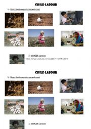 English Worksheet: child labour