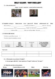 English Worksheet: Billy Elliot 