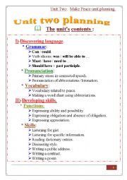 English Worksheet: make peace