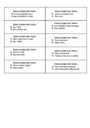 English Worksheet: Vocabulary