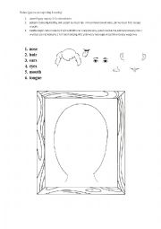 English Worksheet: BODY PARTS GAME
