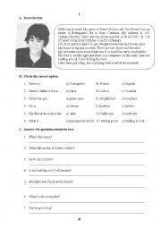 English Worksheet: Placement Test