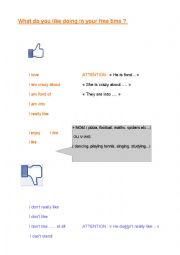 English Worksheet: hobbies_verbs