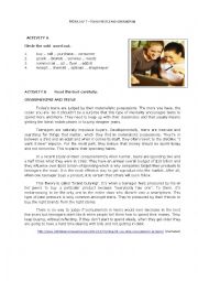 English Worksheet: a portuguese professional course test_module 7