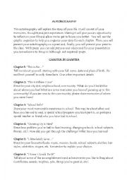 autobiography comprehension worksheets pdf