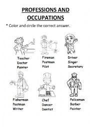 professions and occupations