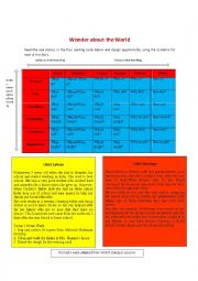 English Worksheet: Thinking Tools Series 1 (Q-Matrix in ESL Reading)