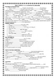 English Worksheet: grammar intermediate