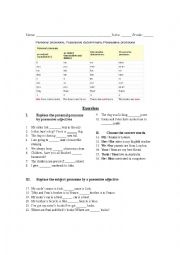 English Worksheet: Pronouns Worksheet