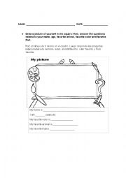 English Worksheet: Verb to be
