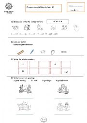 English Worksheet: placement test