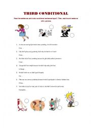 English Worksheet: THIRD CONDITIONAL