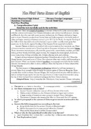 English Worksheet: Ancient china