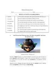 English Worksheet: Extreme sports