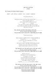 English Worksheet: Song: Hey Soul Sister