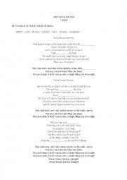 English Worksheet: Song: Hey Soul Sister