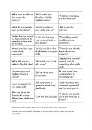 English Worksheet: Staying with a host family (homestay) - interactions practice